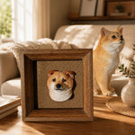 Marco de Cabeza de Mascota Hecho a Mano Personalizado a partir de Foto