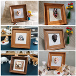 Marco de Cabeza de Mascota Hecho a Mano Personalizado a partir de Foto