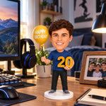 Bobblehead personalizado para 20.º cumpleaños