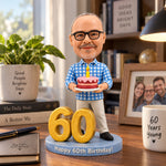 Muñeco cabezón personalizado a medida para 60.º cumpleaños