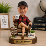 Regalo divertido de jubilación personalizado a partir de una foto