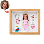 Caja de sombras 3D con figurita personalizada – Regalo personalizado para cualquier ocasión