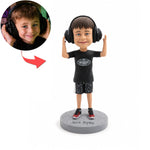 Bobblehead personalizado de niño a partir de foto - Regalo de recuerdo personalizado para niños