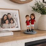 Bobblehead de hermanos personalizado - Figura personalizada de hermano y hermana a partir de foto