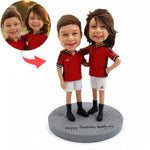 Bobblehead de hermanos personalizado - Figura personalizada de hermano y hermana a partir de foto