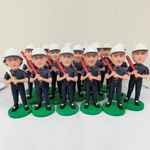 Figuras cabezonas personalizadas de equipos de béisbol a partir de fotos (mínimo 5 unidades)