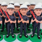 Figuras cabezonas personalizadas de equipos de béisbol a partir de fotos (mínimo 5 unidades)