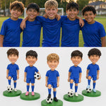 Muñecos cabezones personalizados de jugadores de fútbol para niños (mínimo 5 unidades)