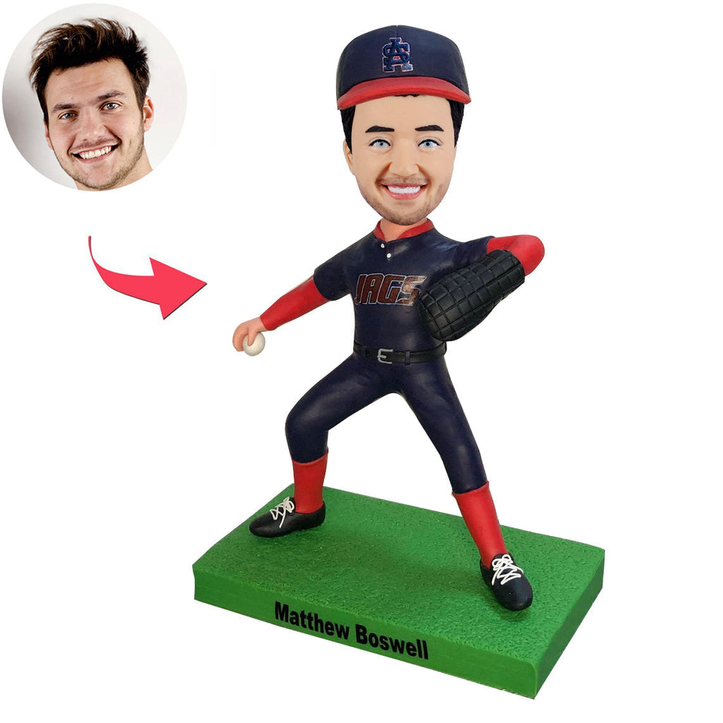 Jugadores de béisbol Cabezudo Catcher personalizados