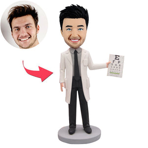 Vista de prueba de médico Cabezudo personalizada