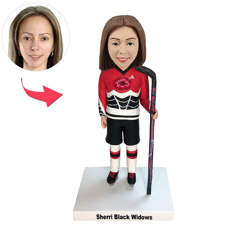 Cabezudo de hockey personalizado