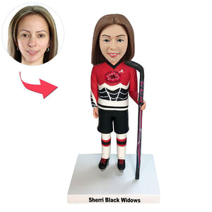 Cabezudo de hockey personalizado