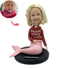 Cabezudos personalizados de sirena para hija