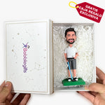 Cabezudo personalizado para consultorio médico