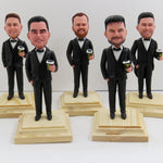 Bulk Custom Businessman Corporate Team Bobbleheads(Min 5 PCS)