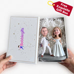 Figuritas personalizadas de novios para regalos de boda