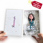 Cuerda de pelo personalizada para niña Bobblehead