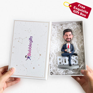 Imanes de nevera Bobblehead personalizados cara divertida