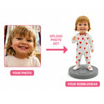 Figura cabezona de bebé personalizada - Estatuilla personalizada de niño pequeño a partir de tu foto