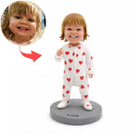 Figura cabezona de bebé personalizada - Estatuilla personalizada de niño pequeño a partir de tu foto