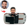 Rollover de coche de estilo divertido Cabezudo masculino personalizado