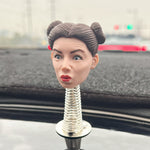 Tablero de instrumentos de coche femenino Bobblehead personalizado