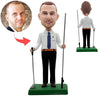 Jugar al golf muñeca personalizada Bobble Head personalizada