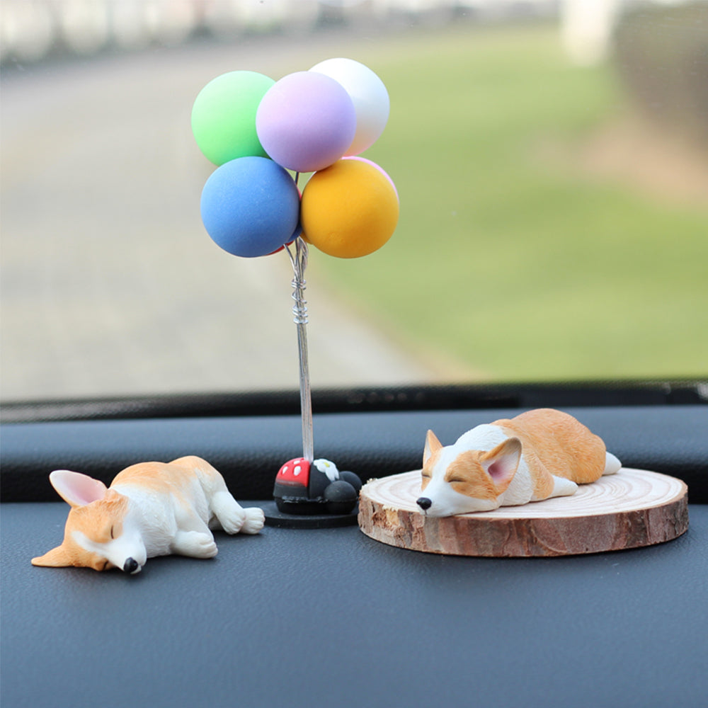 Personaliza la estatuilla divertida del salpicadero del coche de tu perro