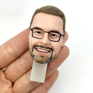 Unidad flash USB personalizada Bobblehead personalizado