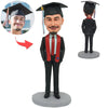 Cabezudo de graduación personalizado - Hombre guapo