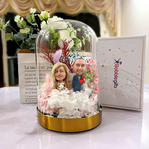 Flores Eternas con Cabezones para Regalo Personalizado