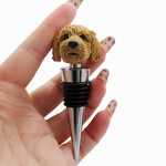 Tapones personalizados para botellas de vino Bobblehead para mascotas