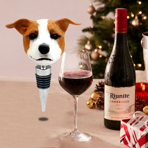 Tapones personalizados para botellas de vino Bobblehead para mascotas
