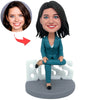 Muñeca Cabezudo personalizada MEJOR LADY BOSS del mundo