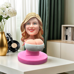 Bobblehead personalizado personalizado de mujer divertida
