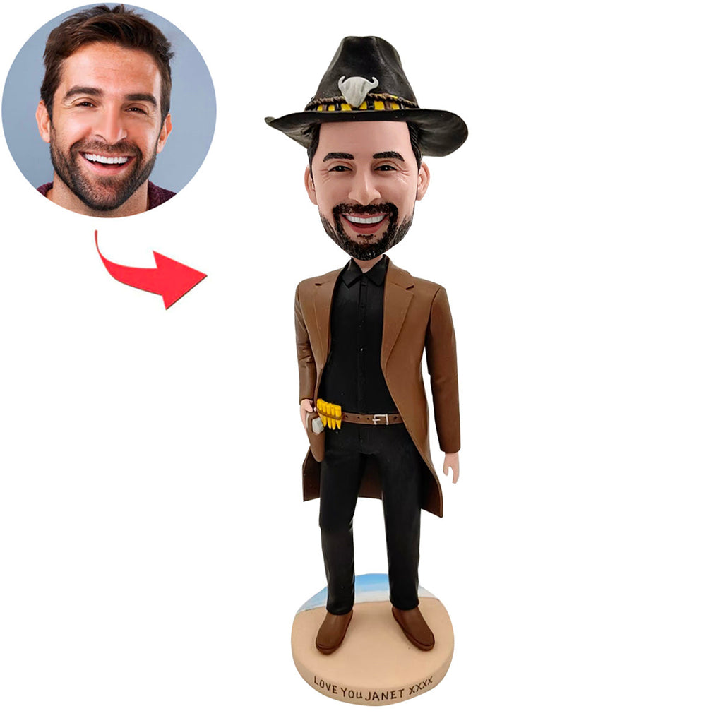 Muñeco Cabezudo Vaquero