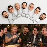 Abridor de botellas divertido personalizado con cara masculina