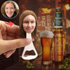 Abridor de botellas de cara femenina personalizado personalizado