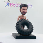 Cabezudo de mecánico de automóviles personalizado