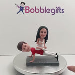 Ideas de regalos para el día de San Valentín: pareja de yoga Cabezudo personalizada