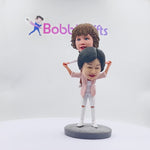 Muñeco Cabezudo personalizado para madre e hijo