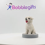 Bobblehead personalizado para mascotas - Perro blanco