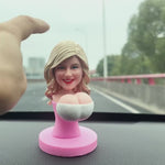 Bobblehead personalizado personalizado de mujer divertida