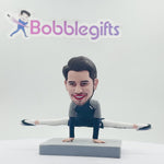 Cabezudo de gimnasta personalizado