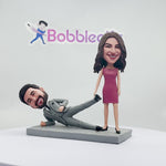 Ideas de regalos para el día de San Valentín - Cabezudo de pareja divertido personalizado