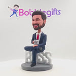 Muñeca Cabezudo MEJOR JEFE MASCULINO personalizado DEL MUNDO
