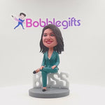 Muñeca Cabezudo personalizada MEJOR LADY BOSS del mundo