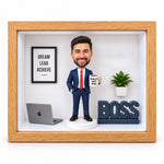 Caja de sombras 3D con figurita personalizada – Regalo personalizado para cualquier ocasión